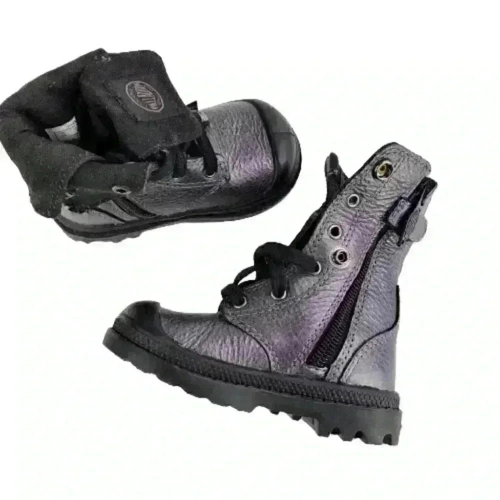 Palladium Baggy Ml Zip Hiking Boots Boy's Toddler Size 4